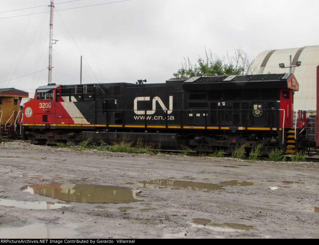 CN 3200 Trailing NB Train 